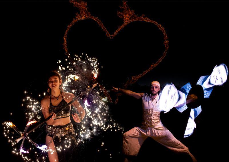 Kumanati - Spectacle LED, feu et artifice 2