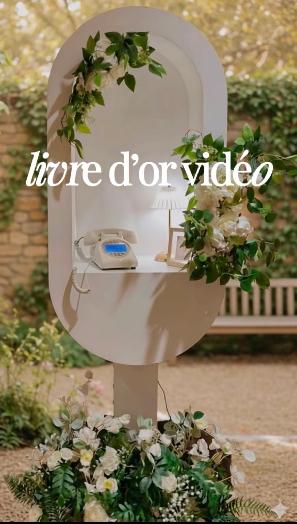 Love video message  - Photobooth - Livre d'or audio mariage à Paris