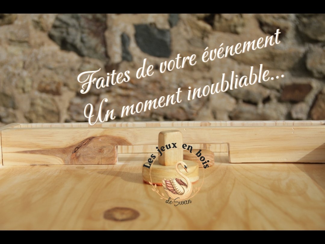 Les jeux en bois de Swan à Cuillé